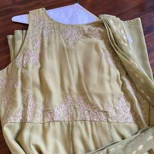 Green Kurta floor length